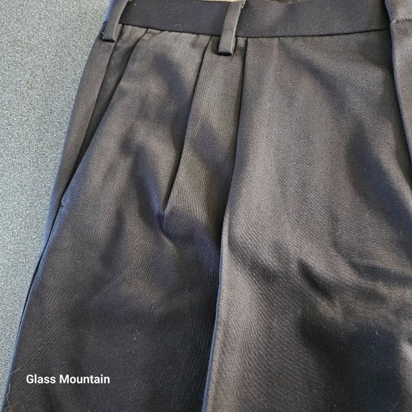 SOLD - Dockers Classic Casual Dress Navy Blue Men's Flat Pleat 40X30 Pants - Picture 4 of 6